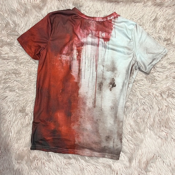 Size small bloody problem solved v neck tee - Picture 5 of 5